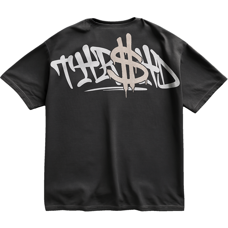THRSHD Graffiti 2 BLACK T-Shirt